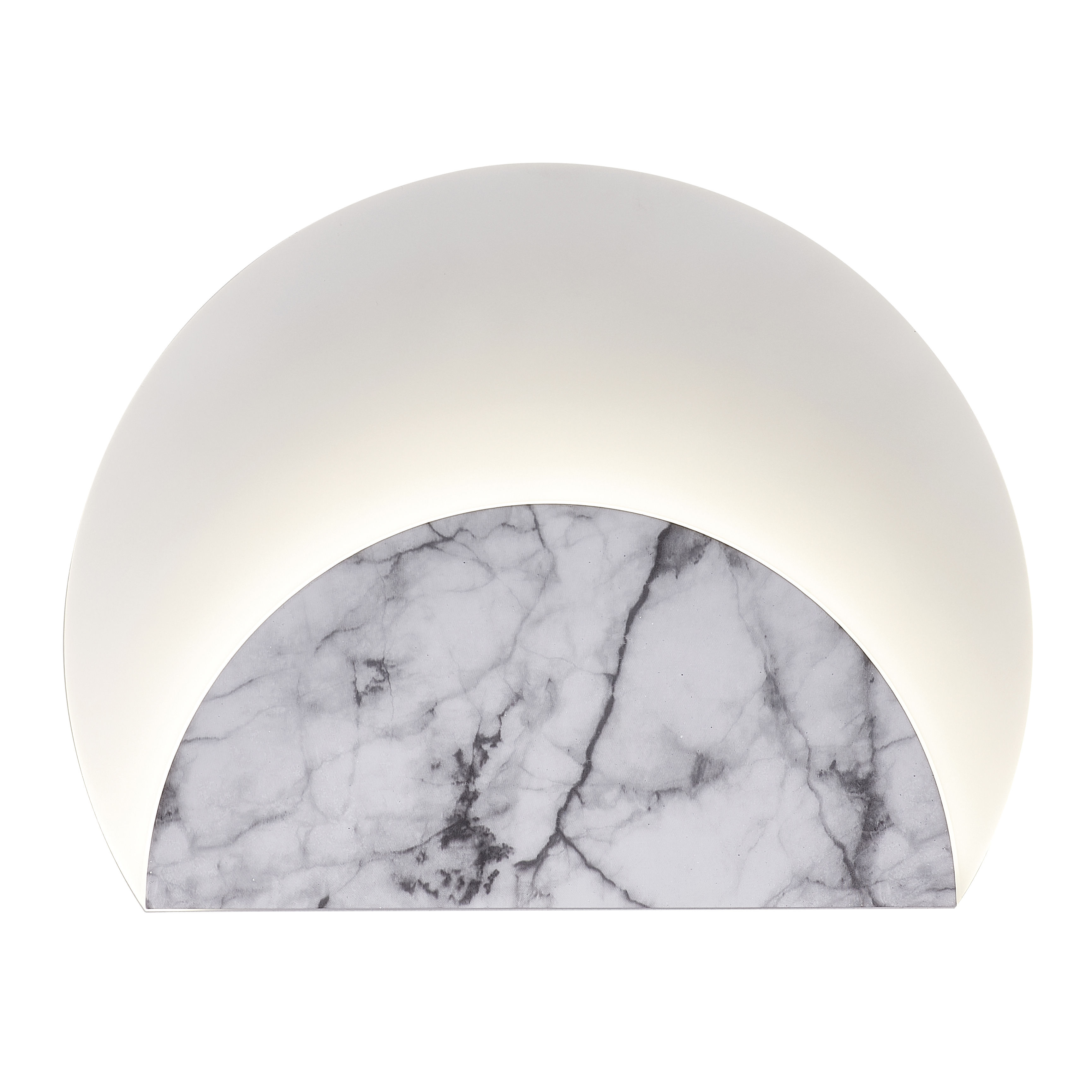 M8503  Marmol Wall Lamp Layered 12W LED White Marble